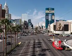 Bulvár Las Vegas Strip v Paradise