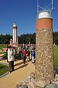 Model majáku v Parku miniatur, Niechorze