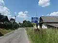 Směrovky před hlavní křižovatkou