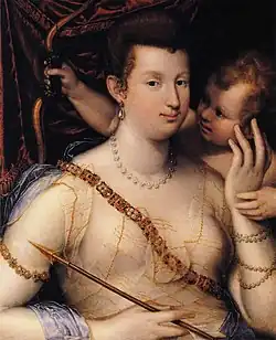 Pravděpodobně Isabella Ruini jako Venuše