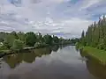 Výhled z lávky severním směrem