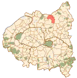 Le Blanc-Mesnil na mapě