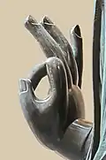 Vjákhjána-mudra neboli vitarka-mudra