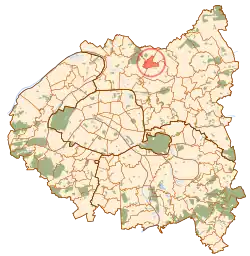 Le Bourget na mapě