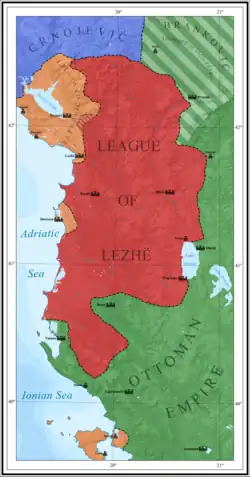 Lezhská liga (červená)