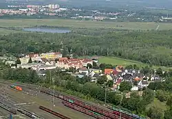 pohled z vyhlídky elektrárny Ledvice