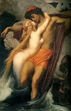 Rybář a syrény (1856–1858)