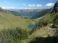 přístup přes Untere Stuckensee v Leitnertalu (pohled na sever)