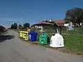 Kontejnery tříděného odpadu