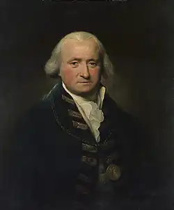 Portrét viceadmirála Thomase Pasleye z roku 1795 (sbírky Národního námořního muzea v Greenwichi)