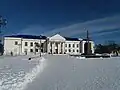 Centrální ochotské náměstí, socha Lenina, Dům Kultury (2017)