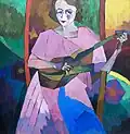Žena s kytarou, 1913