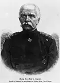 Německý kancléř Leo von Caprivi, který dal jméno Capriviho výběžku