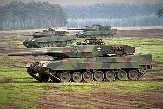 Nejpoužívanější německý tank Leopard  2