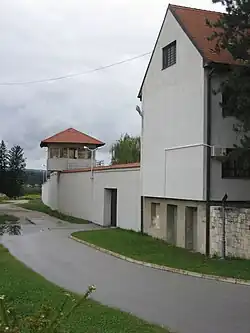 Pohled na areál věznice