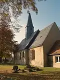 Kostelík v části Leppersdorf