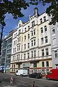 Dům na Blindengasse 3 / Lerchenfelder Gürtel 48 ve Vídni v části Josefstadt