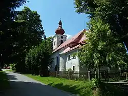 Lesná - kostel svatého Mikuláše.JPG
