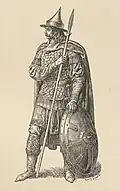 Lestek ze sbírky Polští králové v obrazech a písních (polsky Królowie polscy w obrazach i pieśniach) od Walery Eljasz-Radzikowski (polský malíř, 1840–1905)