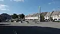 Václavské náměstí s morovým sloupem