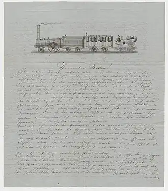 Dopis Viléma Čermáka z Ruska, 1837.