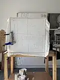 Tuftovací rám s elektrickou pistolí