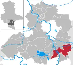 Leuna na mapě