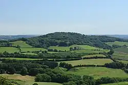 Lewesdon Hill ze západu