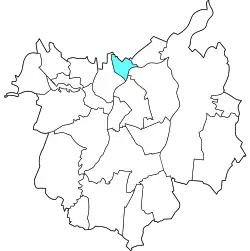 Lhotka na mapě
