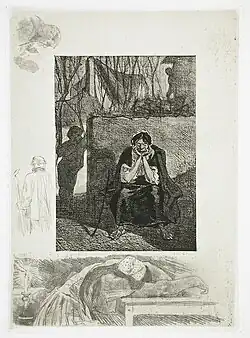 Hloupá Marie-Josefa rozm: 23,02x16,67 cm technika: lept umístění: Los Angeles County Museum of Art (LACMA), USA
