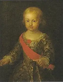 Filip, vévoda kalábrijský autor portrétu Francesco Liani