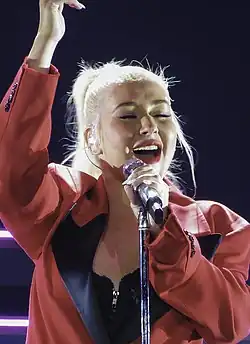 Christina Aguilera v roce 2010