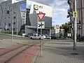 Přejezd přes Lipovou ulici.