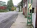 Zastávka Pivovarská, ulice U Sila.