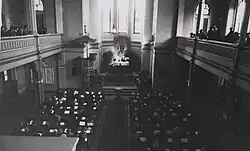 bohoslužby v libereckém evangelickém kostele, 22. září 1946