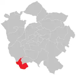 Hluboká na mapě