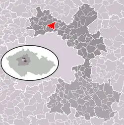 Líbeznice na mapě