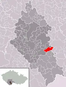 Libín na mapě