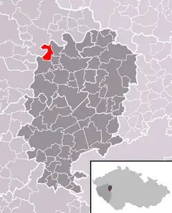 Liblín na mapě