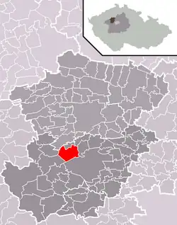 Libušín na mapě