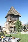 kostel svaté Kateřiny v Licoměřicích - zvonice