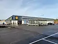 Lidl ve městě Penzance v anglickém hrabství Cornwall
