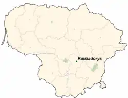 Kaišiadorys na mapě