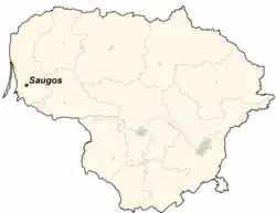 Saugos na mapě