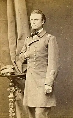 Poručík John Grimball (1840-1922) z lodi CSS Shenandoah, námořní pěchota Konfederace států, asi 1864