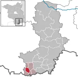 Lindenau na mapě