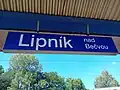 Staniční nápis