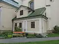Sakristie kostela sv. sv. Jakuba Většího v Lipníku nad Bečvou (venkovní pohled)
