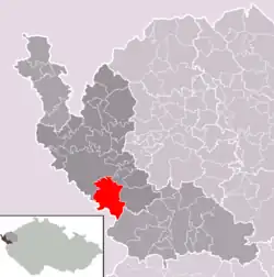 Lipová na mapě