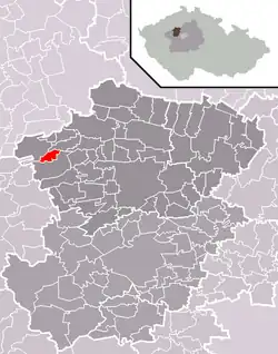 Líský na mapě